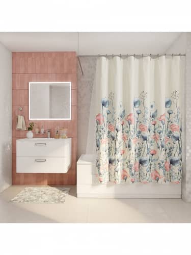 Купить Штора Iddis для ванной комнаты, 200x180 см, полиэстер, D11P218i11 по низкой цене