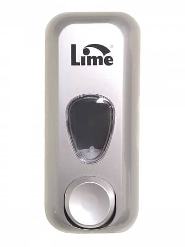 Купить Диспенсер Lime для жидкого мыла заливной серый 1 л по низкой цене