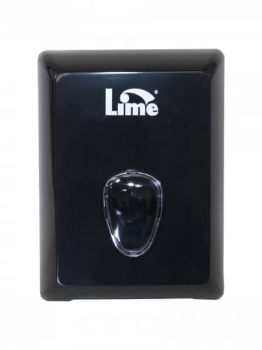 Купить Диспенсер Lime для туалетной бумаги в пачках черный по низкой цене