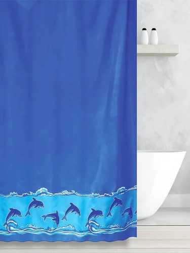 Купить Штора Bath Plus Date blue для ванной 180x180 см по низкой цене