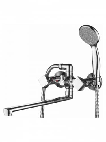 Купить Смеситель Gross Aqua Forma для ванны и душа с длинным изливом по низкой цене