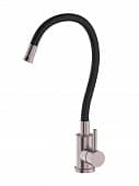 Купить Смеситель Olive S Balear для кухни нержавеющая сталь с гибким изливом по низкой цене