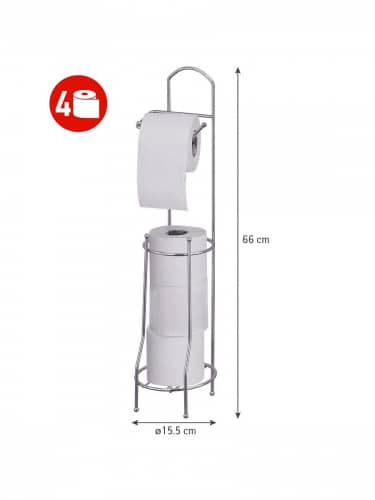 Купить Держатель Tatkraft Grace Напольный и накопитель для туалетной бумаги по низкой цене