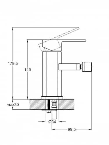 Купить Смеситель G-lauf для биде по низкой цене