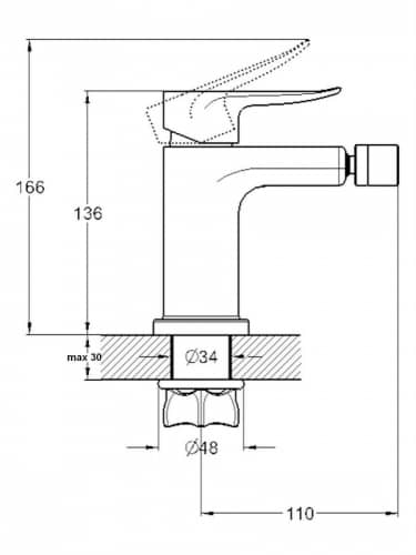 Купить Смеситель G-lauf для биде по низкой цене