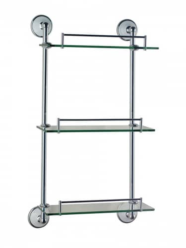 Купить Полка Brissen Aster для ванной комнаты трёхъярусная прямая по низкой цене