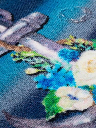 Купить Коврик Confetti противоскользящий для ванной комнаты 57x100 см по низкой цене