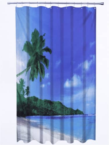 Купить Штора Vetta Пальмы для ванной по низкой цене