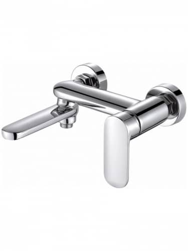 Купить Смеситель Bravat Opal F6125183CP-01-RUS для ванны с душем короткий нос по низкой цене