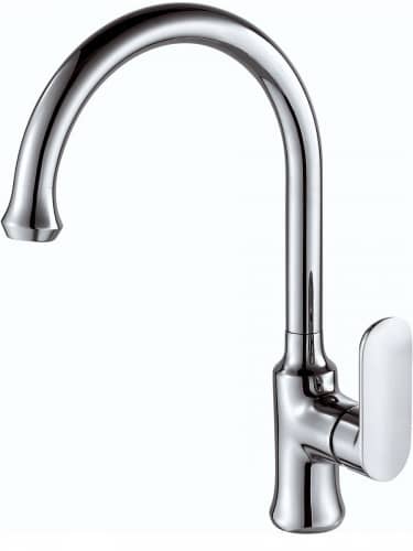 Купить Смеситель Bravat F7125183CP-RUS для кухни с высоким поворотным изливом по низкой цене