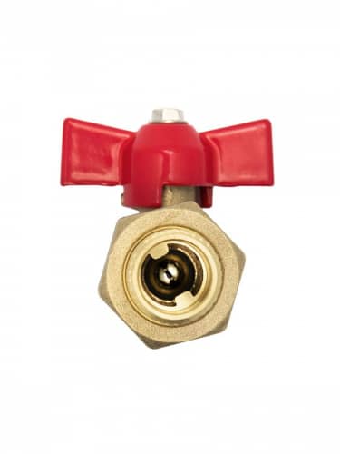 Купить Кран No Name шаровый с полусгоном американкой бант латунь 1/2 по низкой цене