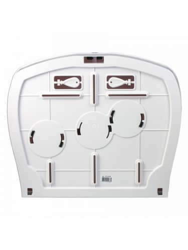 Купить Диспенсер Лайма Система T1 T2 для туалетной бумаги  большой белый пластик по низкой цене