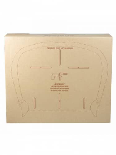 Купить Диспенсер Лайма Система T1 T2 для туалетной бумаги  большой белый пластик по низкой цене
