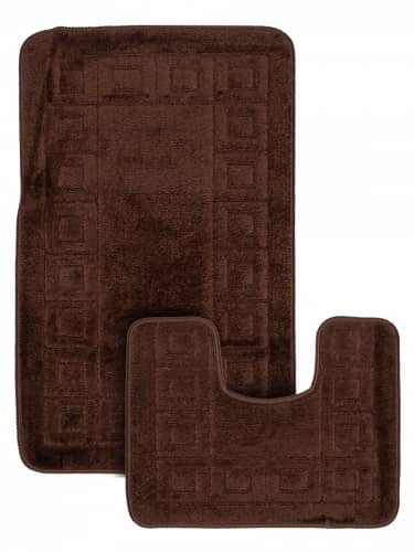 Купить Коврик Confetti для ванной комнаты и туалета противоскользящий набор из 2 шт 50x80, 40x50 см по низкой цене