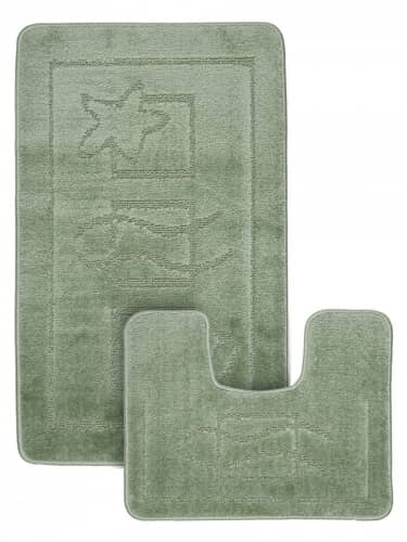 Купить Коврик Confetti для ванной комнаты и туалета противоскользящий набор из 2 шт 50x80, 40x50 см по низкой цене