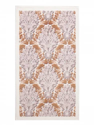 Купить Коврик ComeForte Ornamental комплект из 2 шт для ванной комнаты бежевый 57x100 см 50x57 см по низкой цене