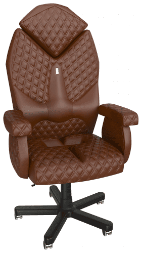 Купить Кресло Kulik System Diamond ID 0101, экокожа, дизайнерский шов по низкой цене