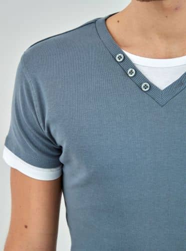 Купить Футболка Piazza голубая по низкой цене