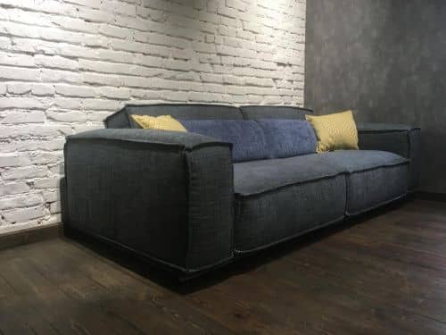 Купить Диван Карат-Мебель Кёльн прямой с кантом по низкой цене