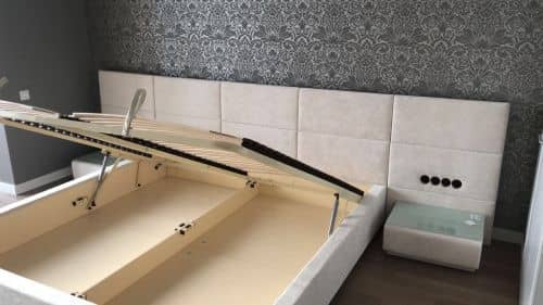 Купить Кровать Dream Land Киото stone двуспальная по низкой цене