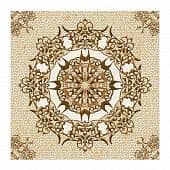 Купить Плитка La Favola Карибы "Ковер" напольная, бежевая, 400x9х400 мм по низкой цене