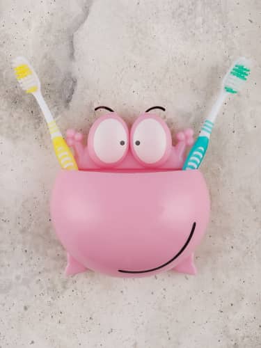 Купить Держатель Dom Бегемотик для зубных щеток на присосках по низкой цене