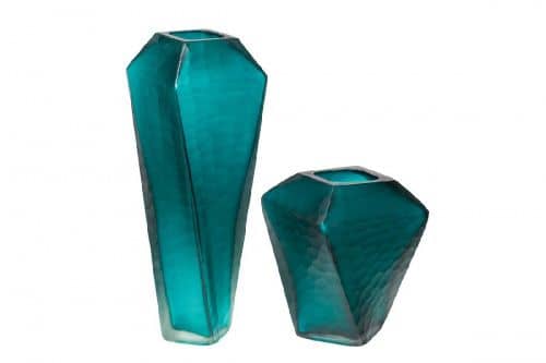 Купить Ваза Garda Decor KLNS2 12х36 зеленая по низкой цене