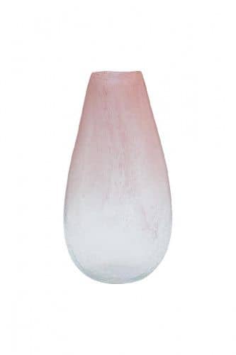 Купить Ваза Garda Decor HJ1467-38-R25 стеклянная розовая H39D13 по низкой цене