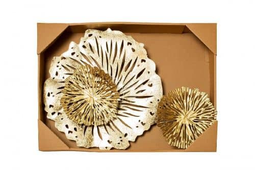 Купить Декор Garda Decor цветы настенный 37SM-1850 55,9х38,7х7,6 см по низкой цене