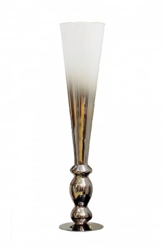 Купить Ваза Garda Decor 35BB-4670WS дымчато-белая Д17В70 по низкой цене