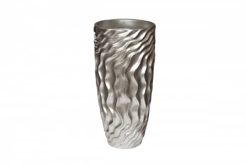 Купить Ваза Garda Decor ZSC1410-26 серебро 32х32х67 см по низкой цене