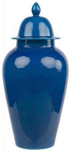 Купить Ваза MHLiving Gonchar blue middle настольная 007290 по низкой цене
