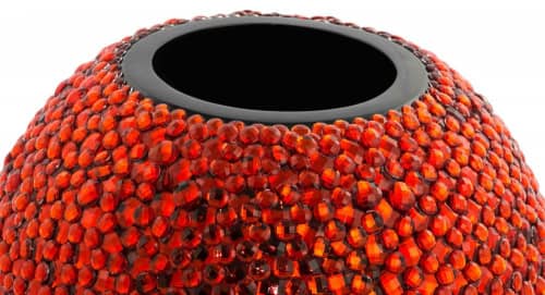 Купить Ваза MHLiving Radiance red big настольная 000582 по низкой цене