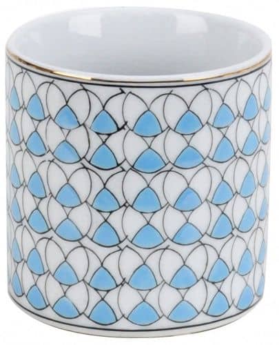 Купить Шкатулка MHLiving Samarkand round blue 007259 по низкой цене