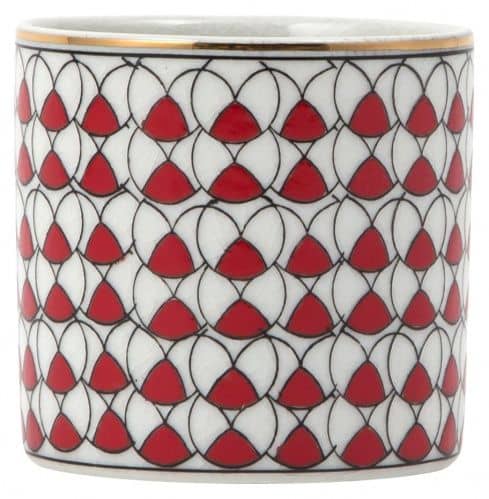 Купить Шкатулка MHLiving Samarkand round red 007196 по низкой цене