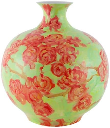 Купить Ваза MHLiving Roses convex tall 008072 по низкой цене