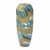 Купить Ваза Garda Decor HJ6037-36-F51 стеклянная бело-синяя H36D14 по низкой цене