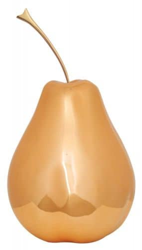 Купить Статуэтка MHLiving Pear rose gold big 006161 по низкой цене