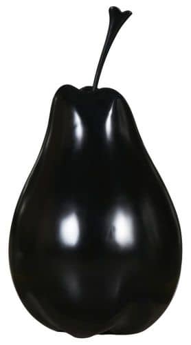 Купить Статуэтка MHLiving Pear black middle 006153 по низкой цене