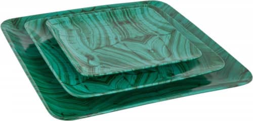 Купить Поднос MHLiving Gems malachite big 006846 по низкой цене