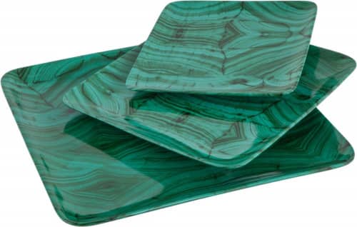 Купить Поднос MHLiving Gems malachite big 006846 по низкой цене
