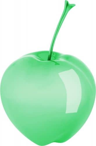 Купить Статуэтка MHLiving Apple metallic green small 006169 по низкой цене