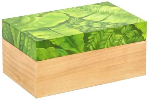 Купить Шкатулка MHLiving Leaves middle 004511 по низкой цене