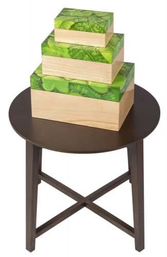 Купить Шкатулка MHLiving Leaves middle 004511 по низкой цене