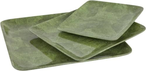 Купить Поднос MHLiving Anaconda green middle 006987 по низкой цене