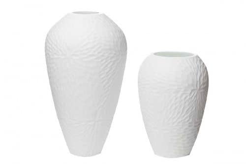 Купить Ваза Garda Decor KL1832B белая 18х32 см по низкой цене