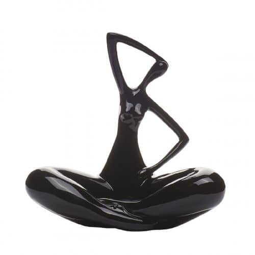 Купить Статуэтка Garda Decor Женщина C6128 черная по низкой цене