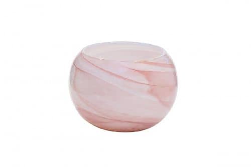 Купить Ваза Garda Decor HJ1633-17-Q82 стеклянная розовая H17D22 по низкой цене