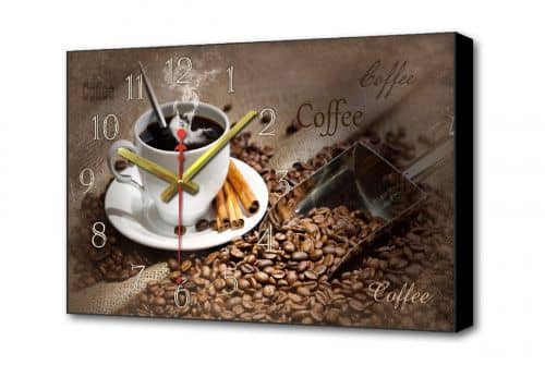 Купить Картина-часы TopLightPoster Чашка кофе Экспрессо TL-C5021 по низкой цене