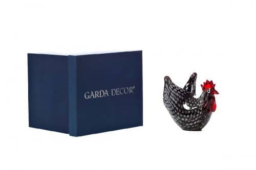 Купить Статуэтка Garda Decor F6564 Петушок чёрный в подарочной упаковке 16,5x13x14,5 см по низкой цене
